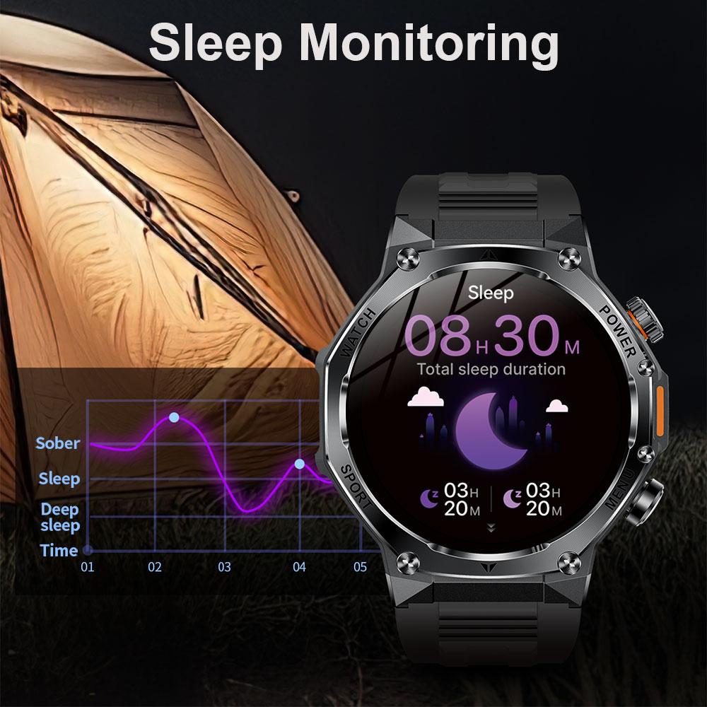 MEVADEN Новые 1,8-дюймовые 390*390 экран Bluetooth вызов умные часы мужские спортивные фитнес-трекер 800 мАч умные часы для Android IOS