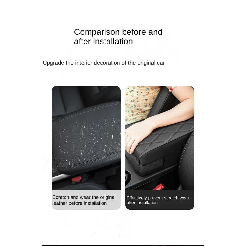 Car Armrest Heightening Pad Widening and Thickening Central Control General Car Memory Foam Armrest Box Pad Car Accessories