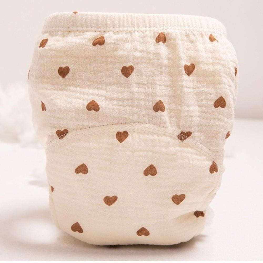 Cotton Gauze Baby Washable Diaper Waterproof Reusable Nappies Baby Diapering for Boys Girls