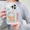 Силиконовый чехол Zhitai Cartoon Big Eyes для iPhone 13/14 Pro Max