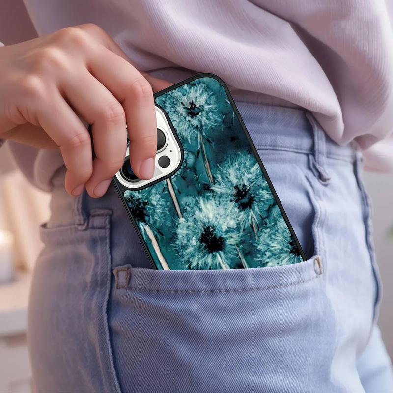 Чехол для телефона с одуванчиками для iPhone 17 Air 15 16e 14 13 Pro Max Coque 12 11 Pro Max PLUS