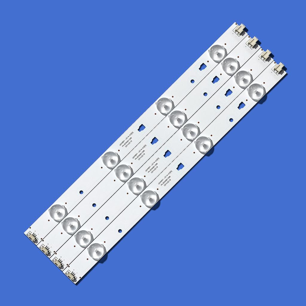 4 шт. 11 светодиодных новых светодиодных лент для телевизора JVC 40 LT-40E71 A LSC400HN01 G01 LED40D11 ZC14 ​​03 B LED40D11 ZC14 ​​01 PN:30340011206 ЛТ-40Э71(К) LED40D11-ZC14-03(В)