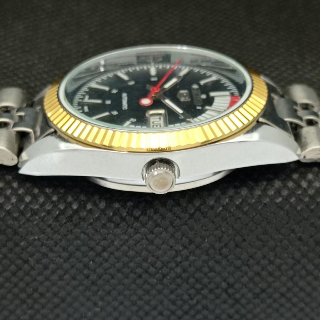 ОТРЕМОНТИРОВАННЫЕ ВИНТАЖНЫЕ ЯПОНСКИЕ МУЖСКИЕ АВТОМАТИЧЕСКИЕ ЧАСЫ SEIKO С ПРОЗРАЧНОЙ ЗАДНЕЙ КРЫШКОЙ a305118-9