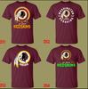 Дизайн Мужская Washington REDSKINS Навсегда, Бордовый S-5XL v2 Унисекс Футболка