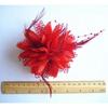 Перья Цветок Аксессуары для Волос Свадебная Вечеринка Цветочная Сетчатая Фата Ободок Заколка
