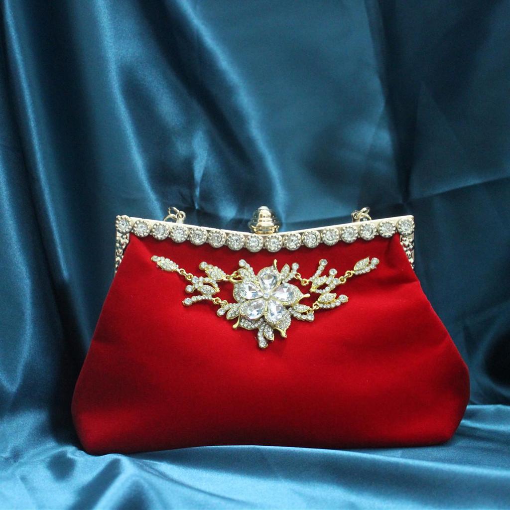 Винтажная бархатная банкетная клатч-сумочка с пайетками: Ципао, Ручная, На плечо, Через плечо, Ханьфу и Вечернее платье Сумка.