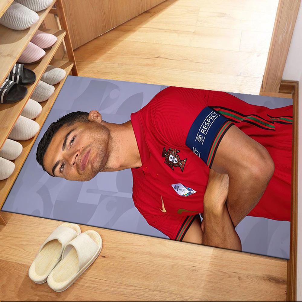 Cristiano Ronaldo Carpet Design For Decorate Room Playrooms Entryway Study Room Antislip Rug Decorate Offices