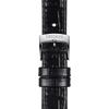 Tissot Мужские модные часы T122.210.16.033.00 с кожаным ремешком и серебристым циферблатом