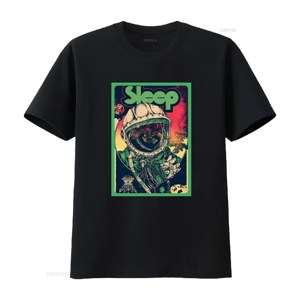Band SLEEP Black T Shirt All Size Gifl For Fan vintage Washed streetwear graphic Casual Versatile Unisex fashion Breathable