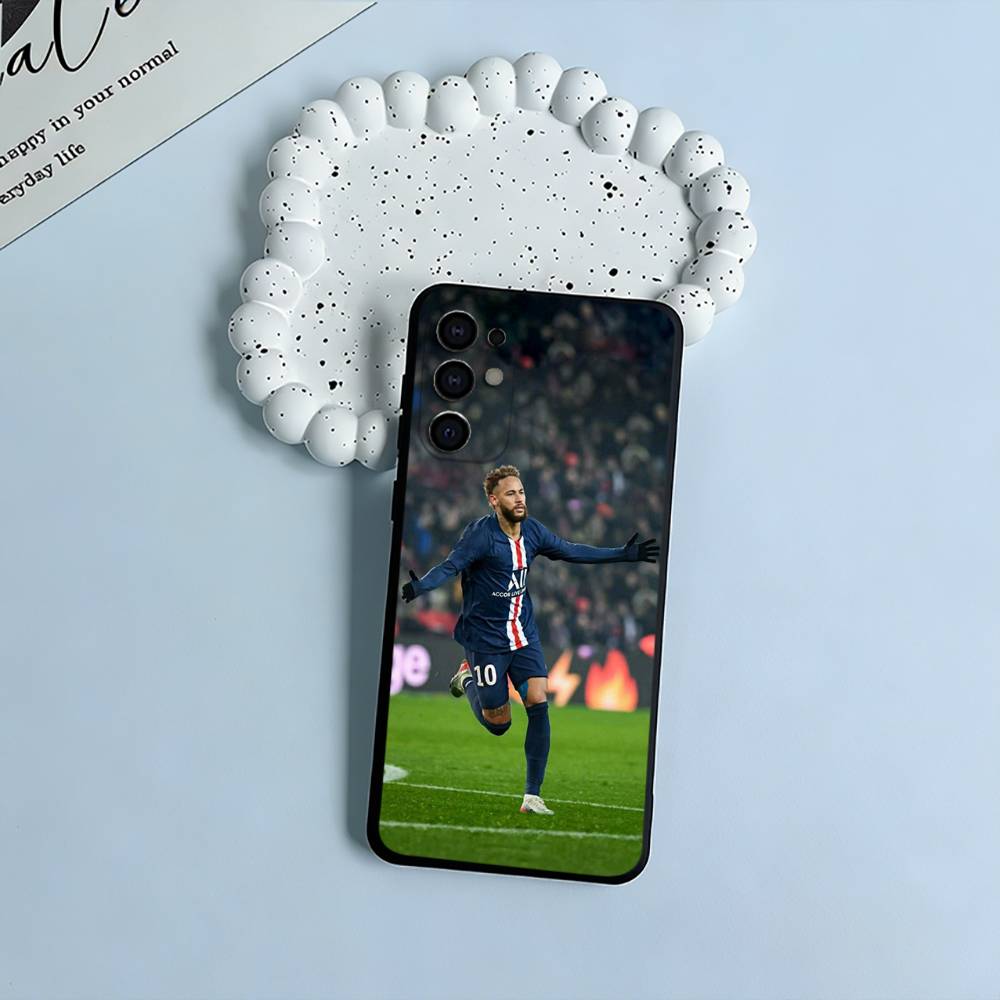 N-No 10-Неймар Мягкий Силиконовый Чехол для Samsung S25, S24, S21, S22, S23, S30, Ultra, S20, Plus, FE, Lite-Черный