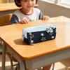 Embroidery Design Star Dog Pencil Case Fresh Color Pencil Storage Pouch  Office Use