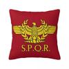 Rome SPQR Roman Square Pillowcase Pillow Cover Polyester Cushion Zip Decorative Comfort Throw Pillow for Home Bedroom
