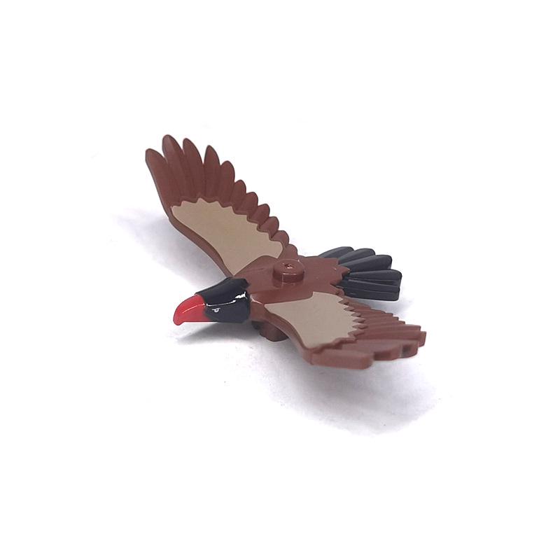 Детали для DIY с принтом животных: Коза, Чайка, Пингвин, Рыба, Овца - Совместимы с MOC Игрушками-конструкторами