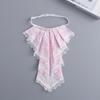 Lace Embriodery Shirt Detachable Collar Ties for Womens False Collar Retro Neck Ties Decorative Neckline Ruffled Fake Collar