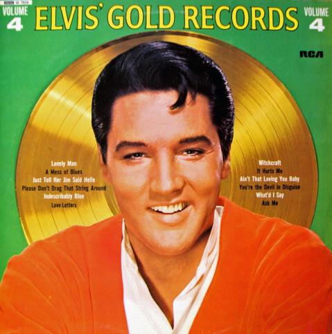 LP Record ELVIS PRESLEY Elvis Gold Records Volume 4 SF7924 RCA Victor 1977 UK Rock Used