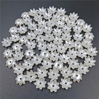 50/100 шт. для изготовления ювелирных изделий своими руками аксессуары белый лепесток акрил АБС искусственный жемчуг листья бусины подвески ожерелье браслет серьги материал ручной работы