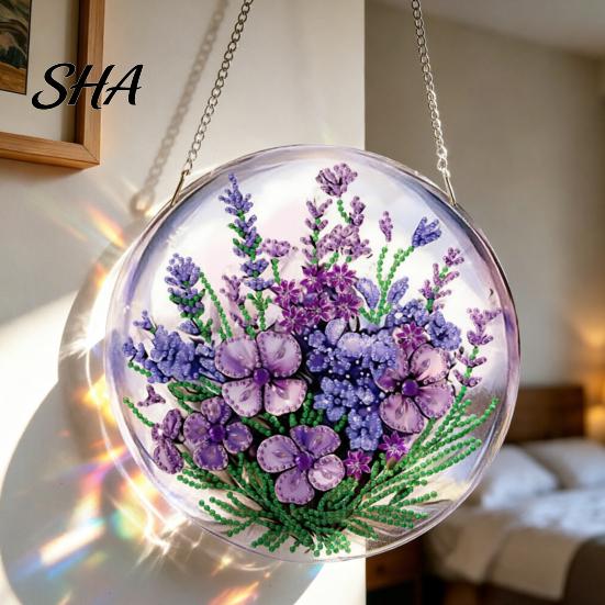 Декоративный знак со стразами DIY Набор для двери, Хэллоуин Тыква Цветок Животное Узор Раскраска Набор Настенный знак, Ручная работа Арт Подвесное украшение Офис