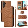For Samsung Galaxy M16 5G/F16 5G Wallet Case with Shoulder/Wrist Strap Leather Phone Cover Stand