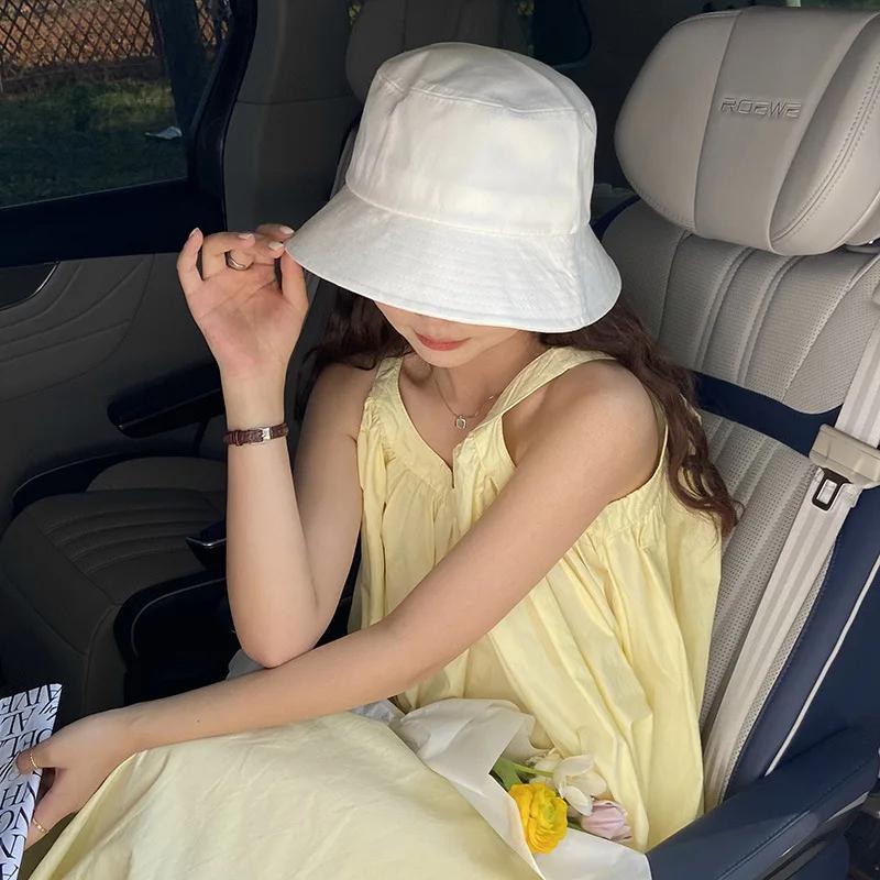 Sun Visor Spring And Summer Sun Protection Hat New Versatile Travel Street Face-Covering Fisherman Hat For Women