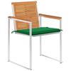 Maison Exclusive - Chaises de jardin lot de 6 avec coussins Bois d'acacia solide