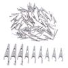 50PCS For Electric Testing For Battery Test Mini Alligator Clips Mini Silver Metal Alligator Clip 28mm 35mm 45mm
