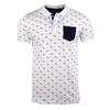 Рубашка-поло с карманом с узором палесто Мужской