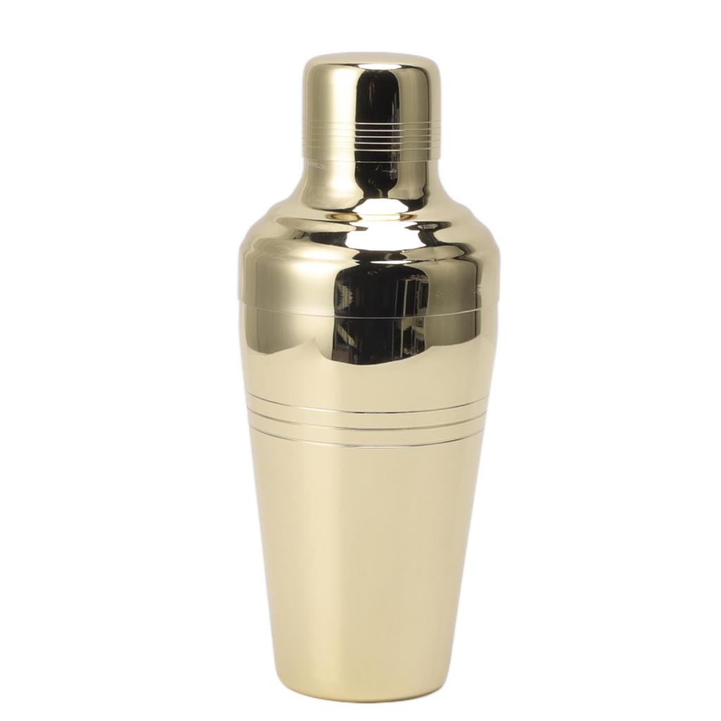 Cocktail Shaker 304 Stainless Steel Mixer Drink Shaker for Home Bartending Kit Bar Tool 510ml Gold