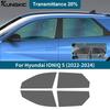 Для Hyundai Ioniq 5 2024 Автомобиль Переднее Заднее Боковое Окно Солнечный УФ-Защита Тонировочная Пленка Наклейка Защита Приватности