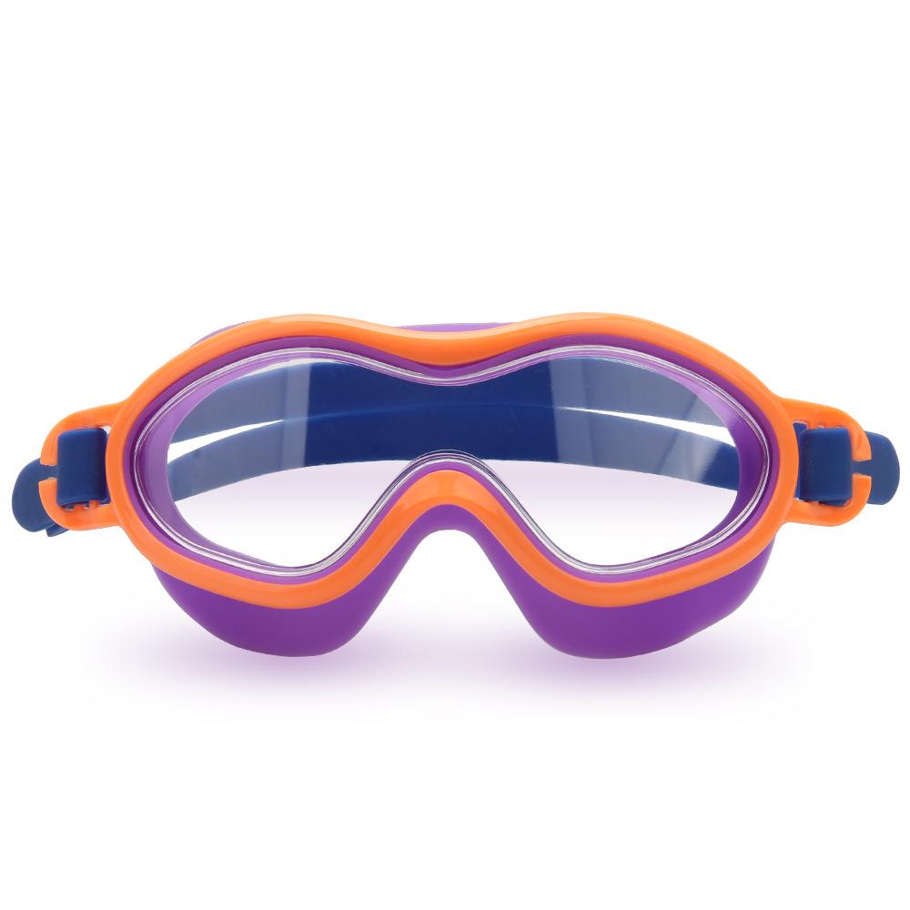 Kids' Waterproof & Fog-Proof HD Swim Goggles - Large Frame for Boys & Girls