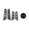 For SsangYong Torres 2022-2025 LHD RHD 4PCS ABS Window Switch Button Cover Door Panel Trim Interior Decor Car Accessories