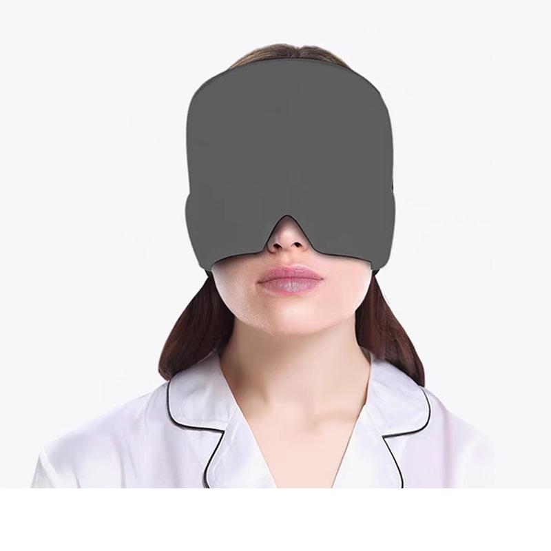 Relief Headgear Migraine Relief Cap Gel Ice Cap Cold Compress Therapy Cap Ice Head Wrap Pack Eye Mask For Pressure Relieve Pain