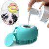 Pet Bathing Brush Soft Silicone Massager Shower Gel Bathing Brush Clean Tools Comb Dog Cat Cleaning Grooming Supplies