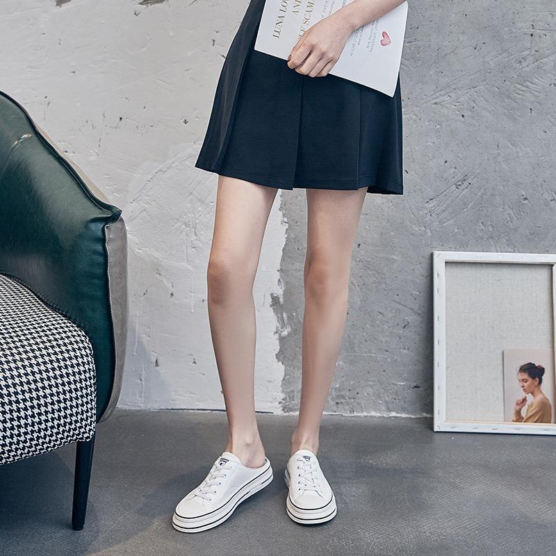 Женская обувь новая обувь без каблука женские маленькие белые туфли полуподдержка летние плоские сандалии