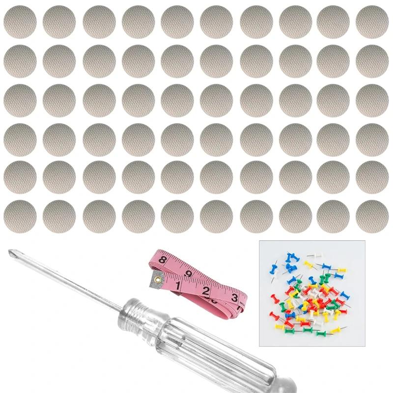 60 шт. Крепежи для обивки крыши автомобиля Пряжка для ремонта отваливающейся ткани крыши Провисающая фиксирующая пряжка Автомобильный интерьер Потолок Фланель