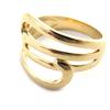 Ring Gold Plated 'Choreography' Golden - 21 Mm