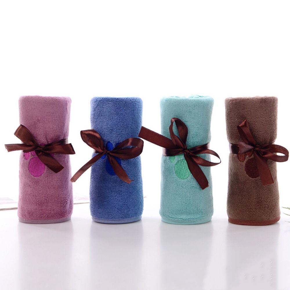 Microfiber Pet Grooming Towel Super Soft Pet Cloth Breathable Dog Towels  Bath Supplies