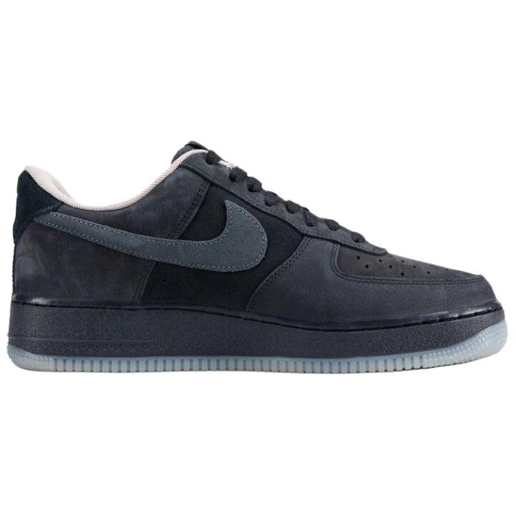 Nike Nike Air Force 1 Кожаные Дышащие Амортизирующие Скейтбордические Кроссовки Мужские Черные IQ9791-001