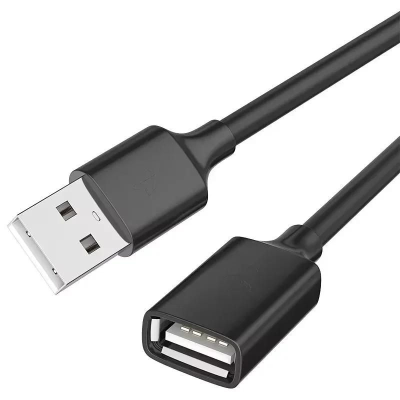 Удлинительный кабель USB2.0 480 Мбит/с Папа-Мама Кабель-удлинитель для синхронизации данных для ноутбука, ПК, геймерской мыши, Smart TV, PS4, жесткого диска