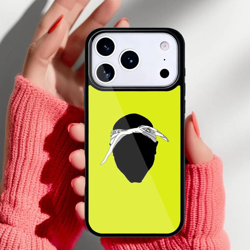 Чехол для телефона Hip Hop 2Pac Tupac Shakur для iPhone 17 16 15 14 13 Pro Max Задняя крышка для 12 11 Pro Coque