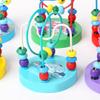 Colorful Wooden Mini Maze Beads - Early Education Puzzle Toy for 1-3 Year Olds