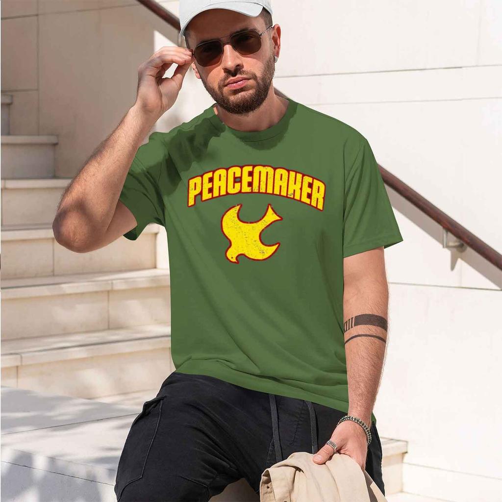 Peacemaker Tshirt Grh Tees Street Wear Rper Grh Tees Unisexs T Shirt 2026 New Model Shortsleeve Crewneck Tshirt Classic Casual M
