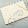 1pc Math Multi-functional Drawing Ruler, Geometric Ruler Function Ruler Triangular Ruler Protractor