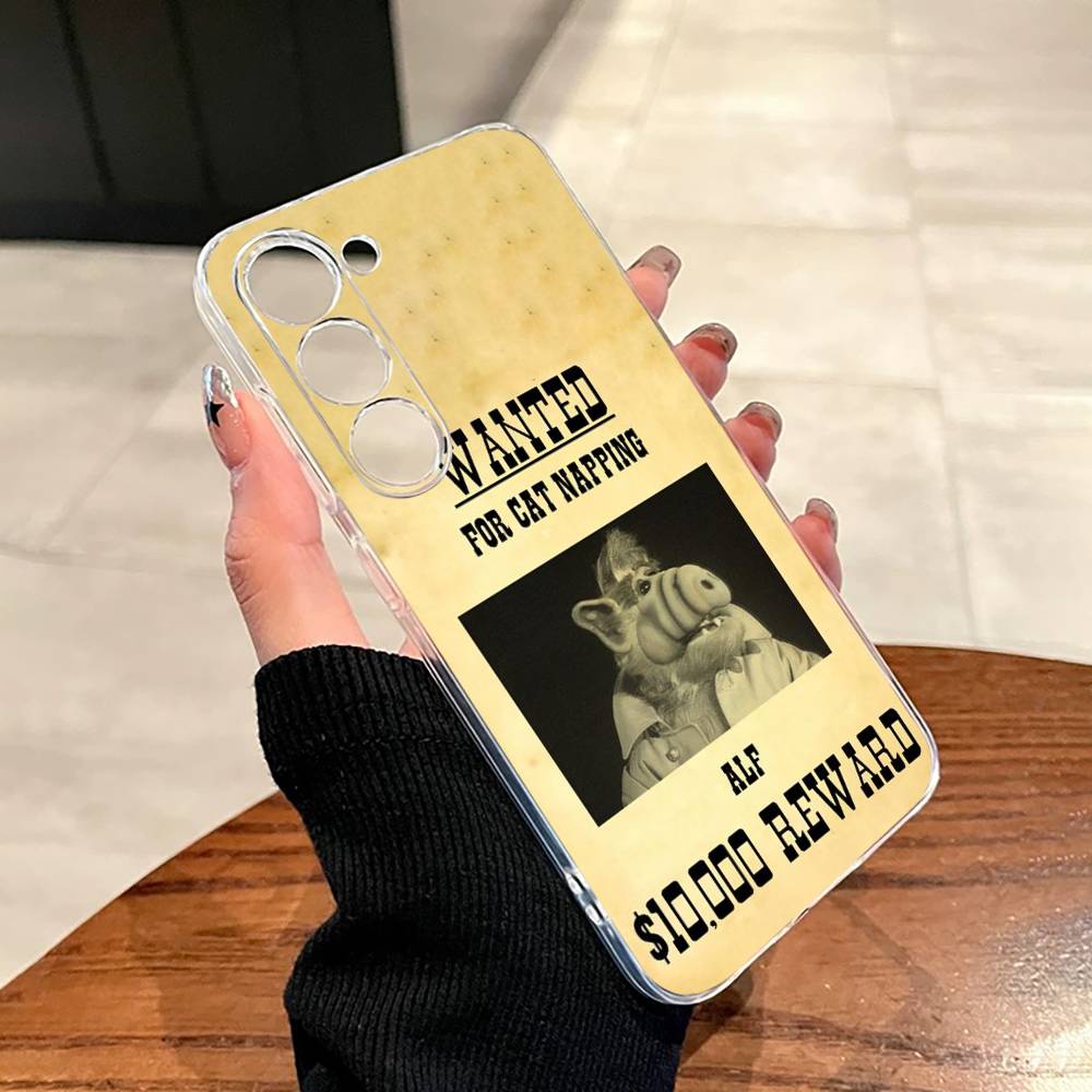 F-Family C-Комедийный сериал ALF Чехол для телефона SamsungA10,12,20,21S,30,31,40,50,51,52,70,71 Прозрачный чехол