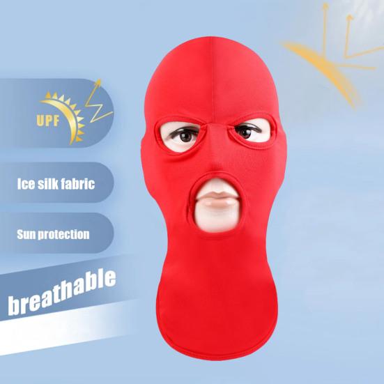 Унисекс полный шлем для верховой езды дышащий эластичный открытый рот показать глаза лицо капюшон взрослый косплей костюм