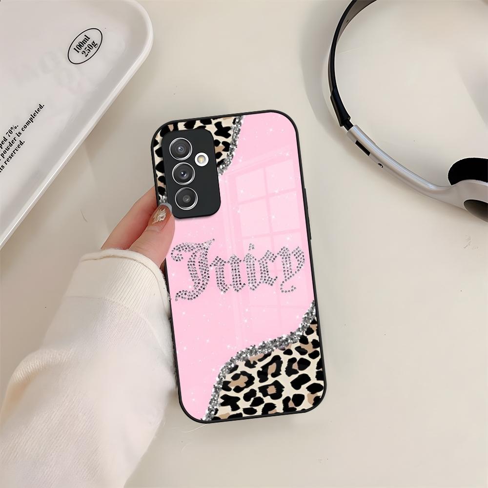 Чехол для телефона J-JuicysS Couture Стеклянный Для Samsung S24 S26 S23 S20 S25 S21 S22 Ultra Fe Plus A05 A06 A16 A26 A36 A56 Coque