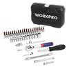 WORKPRO Socket Set 6.35mm (1/4") Offset