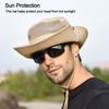 Outdoor Fishing Wide Brim Breathable Camouflage Sun Protection Hiking Cap Bucket Hat Sun Visor Hat