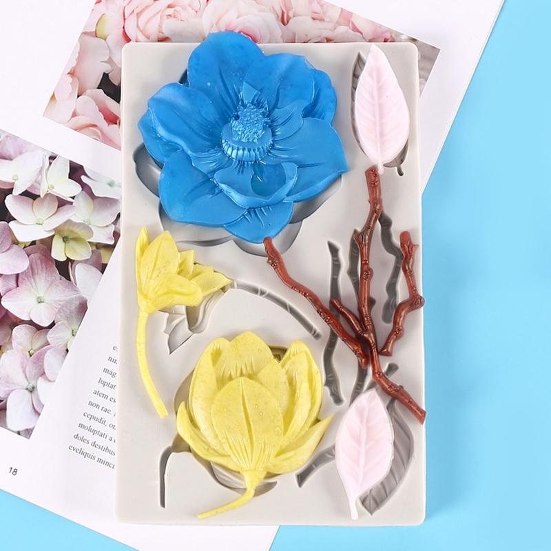 Принадлежности для мыловарения Инструменты для украшения торта Силиконовая форма для мыла Изысканная роза Бытовые формы для свечей Изделия из смолы для свечей