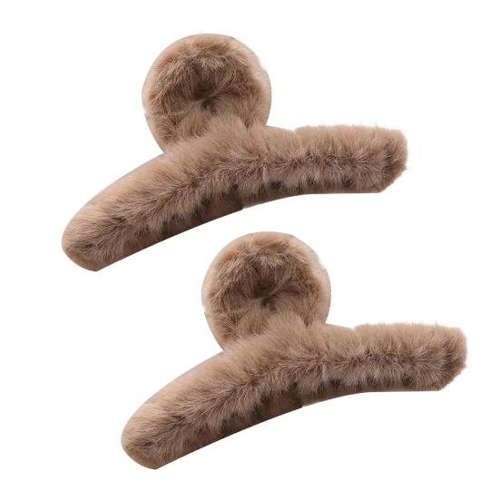 Плюшевый декор-заколка для волос, сильный захват, заколка для волос на затылок, женский большой зажим для волос для душа, инструмент для укладки волос