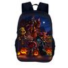 Кошмарные существа Рюкзак с принтом Мультяшная игра Студенческий рюкзак большой вместимости